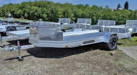 New 2026 Aluma 14' UTV Trailer w/ Slide Out Ramp