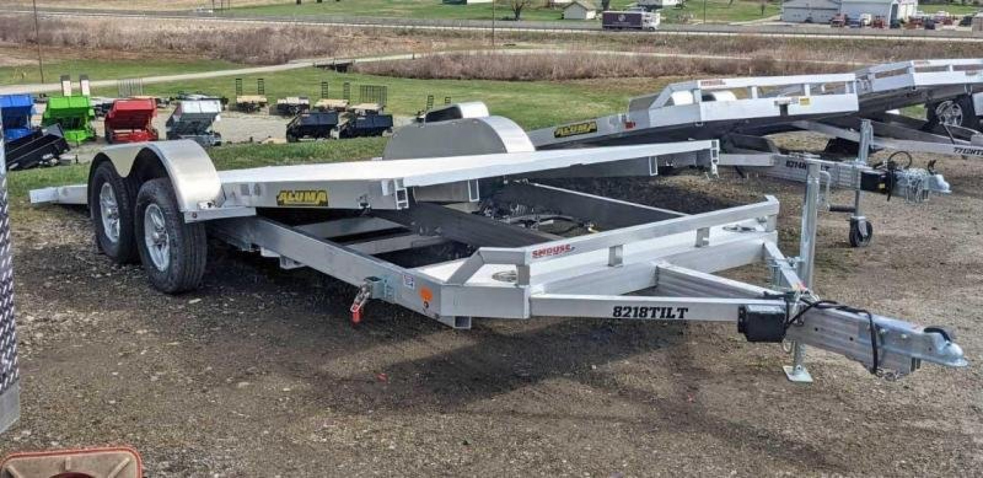New 2026 Aluma 18' HD (20" Stationary + 18' Tilt) Tilt Trailer (CAR HAULER) - 9990# GVW