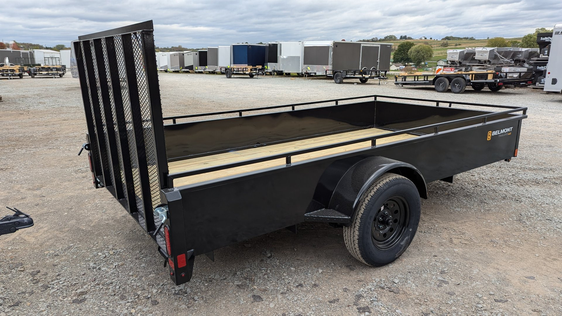New 2026 Belmont 6x10 Solid Side Utility Trailer w/ Lay Flat Gate