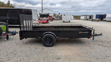 New 2026 Belmont 6x10 Solid Side Utility Trailer w/ Lay Flat Gate