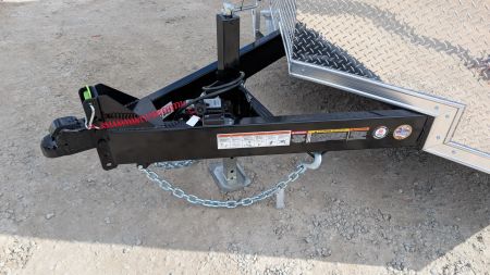 New 2026 BELMONT 7x16 HD V-Nose Contractor Cargo Trailer w/ HD RAMP DOOR ( 9990# GVW - POLYCOR EXTERIOR!)