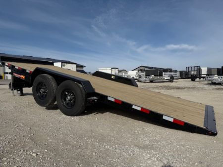 New 2026 H&H Black 82"X20' 14K Electric Tilt Speed Loader Car Hauler Trailer