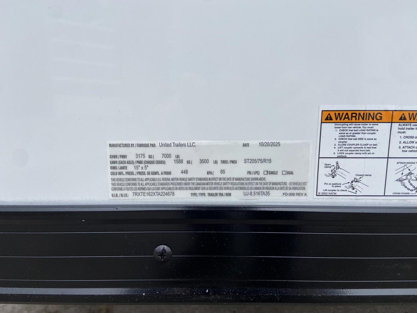 9×16 Enclosed Cargo Trailer photo 9