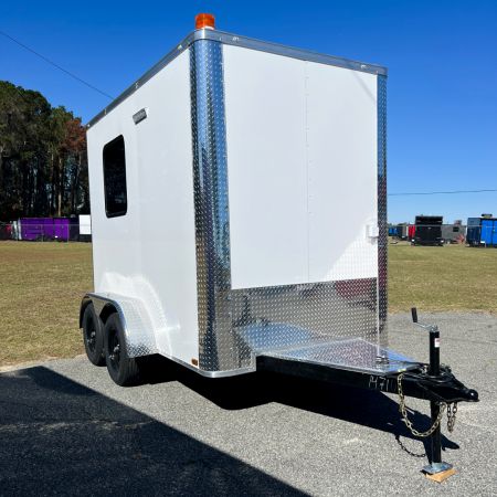 New 7X12TA Black Splicing Trailer