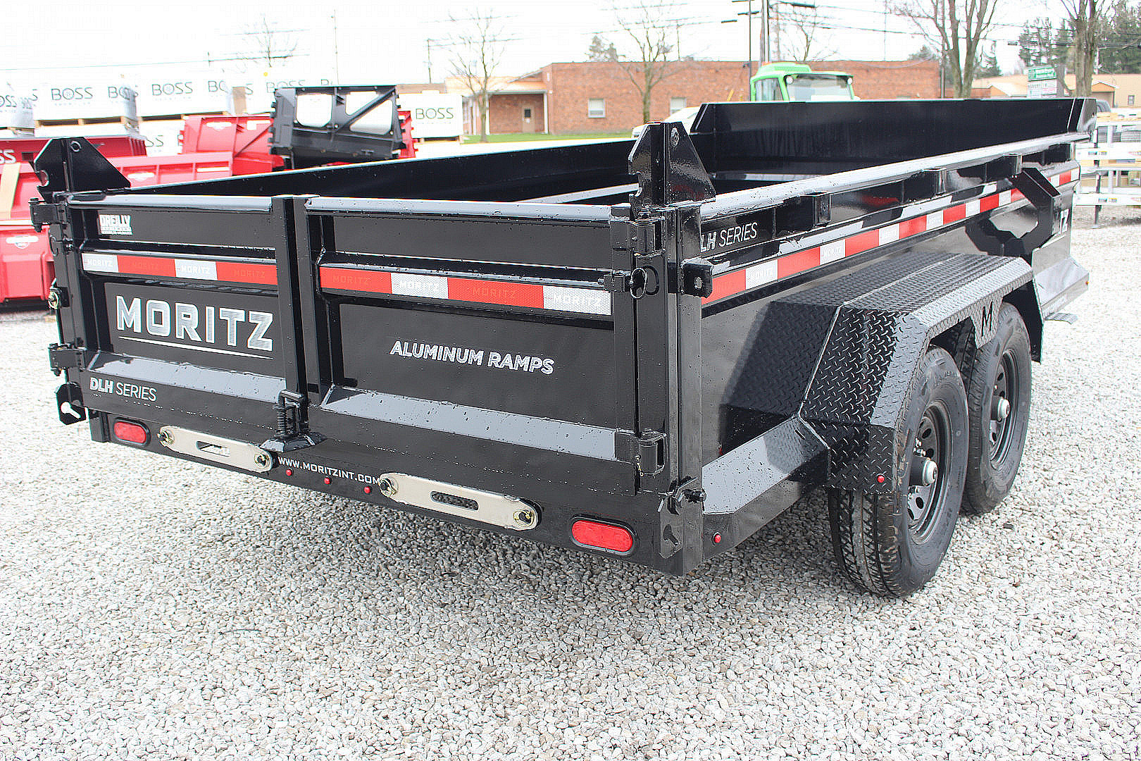 New 2026 Moritz 6' 10" x 14' Heavy Commercial DLH Series Dump Trailer - 14000# GVW