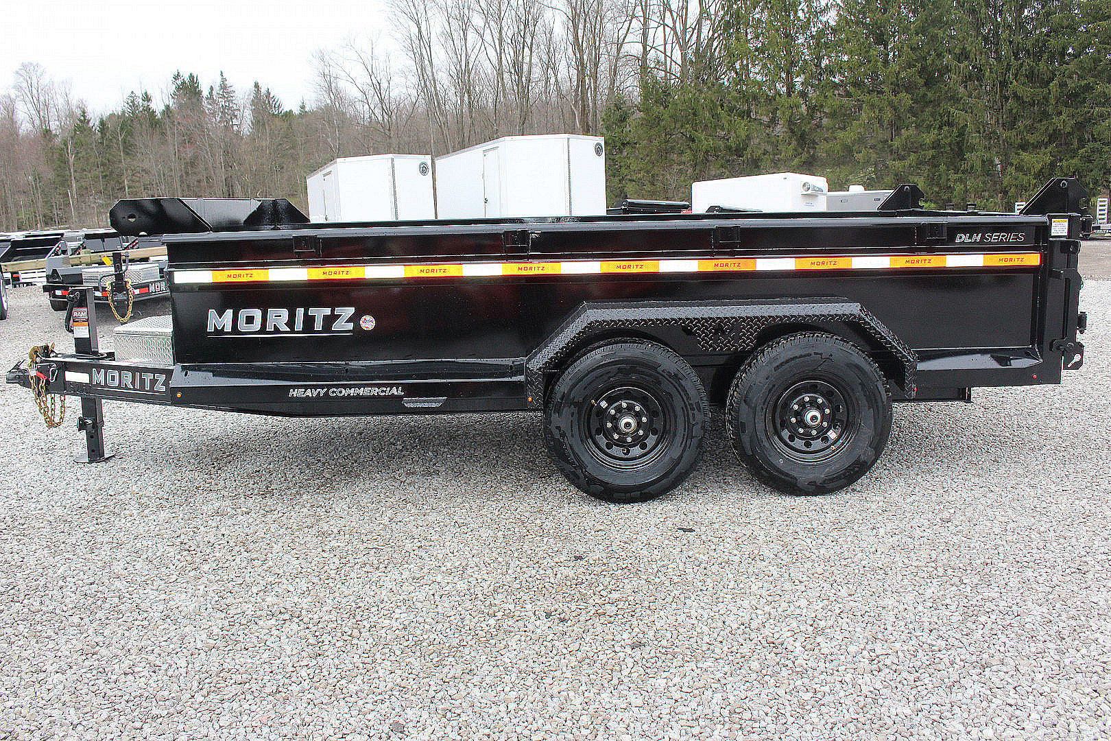 New 2026 Moritz 6' 10" x 14' Heavy Commercial DLH Series Dump Trailer - 14000# GVW