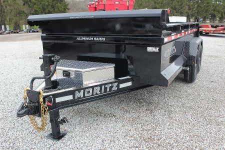 New 2026 Moritz 6' 10" x 14' Heavy Commercial DLH Series Dump Trailer - 14000# GVW