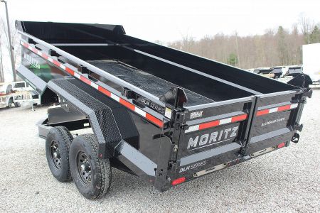 New 2026 Moritz 6' 10" x 14' Heavy Commercial DLH Series Dump Trailer - 14000# GVW