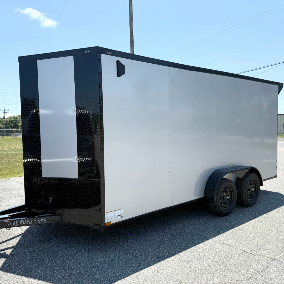 New 7X16TA Silver Standard Trailer
