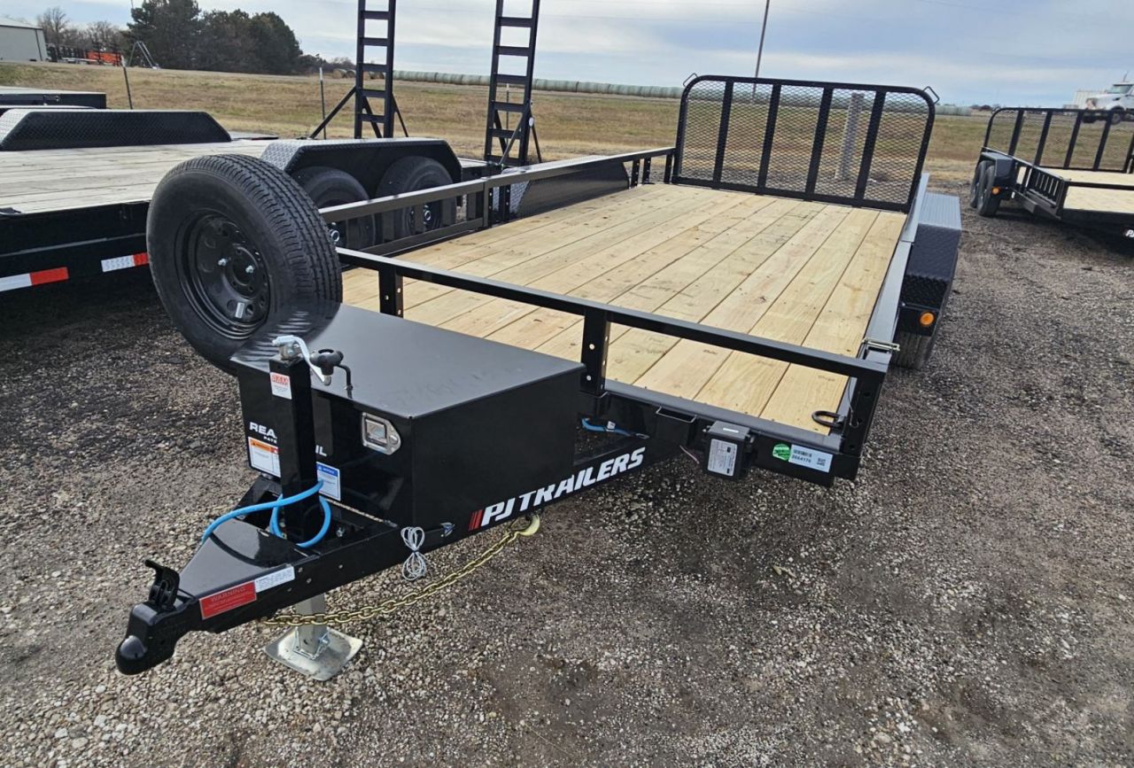 New 2026 PJ TRAILERS 16' x 83 in. Tandem Axle Channel Utility Trailer