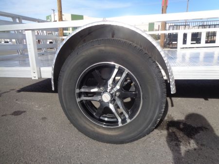 New 2023 Primo * ATV82X14 * 14ft Aluminum ATV Trailer w/ Side Ramps & Bi-Fold Tailgate