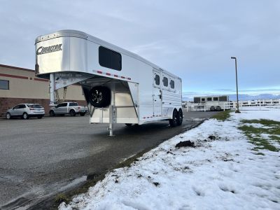 New 2026 Cimarron 3H Northstar R.T.G. GN Horse Trailer