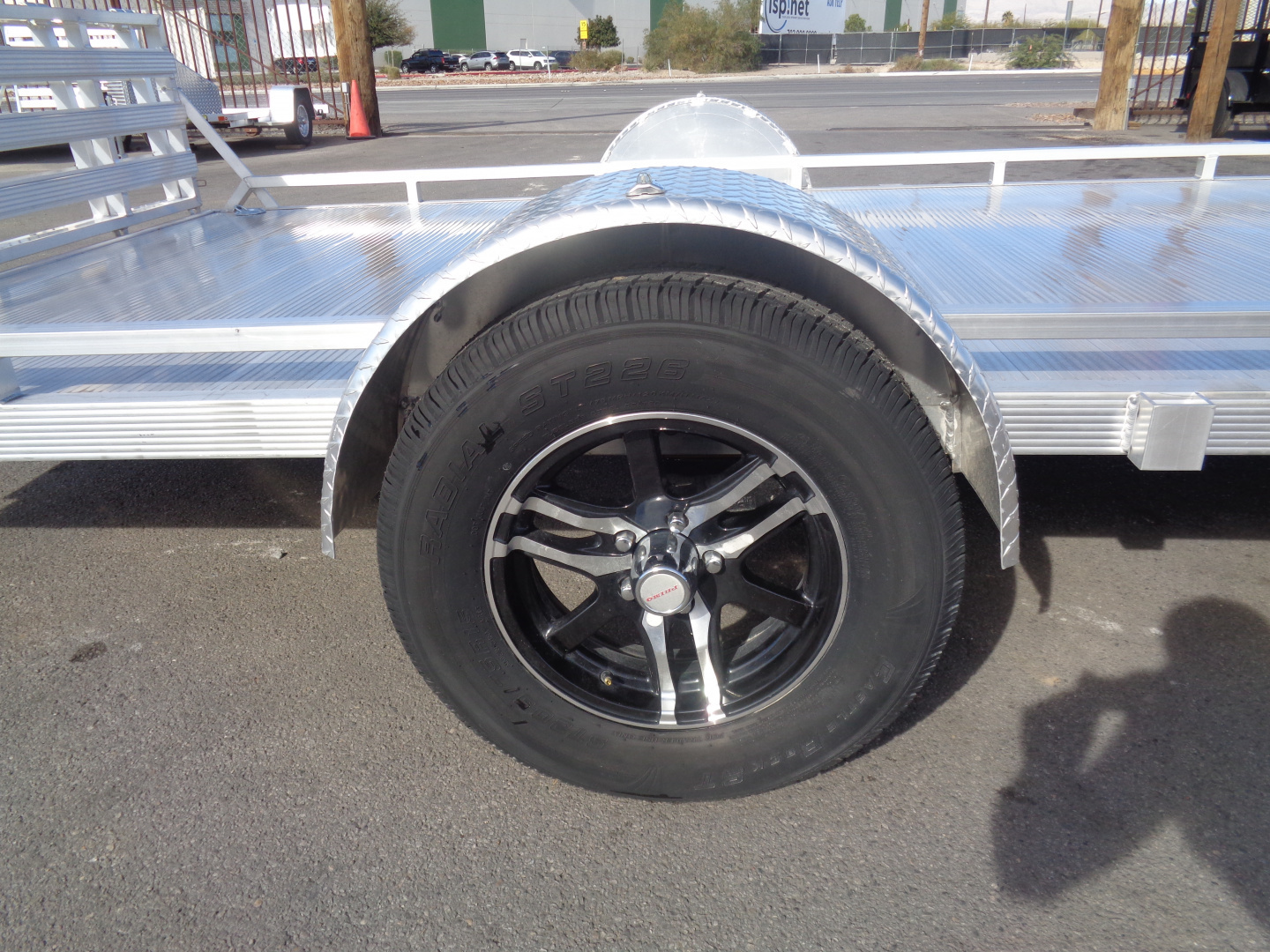 New 2023 Primo * UT82X14-LP * 14ft Aluminum ATV Trailer w/ Bi-Fold Tailgate