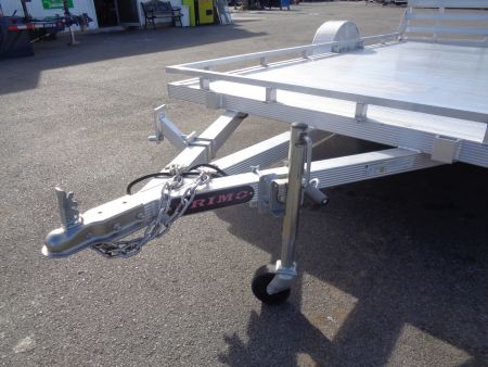 New 2023 Primo * UT82X14-LP * 14ft Aluminum ATV Trailer w/ Bi-Fold Tailgate
