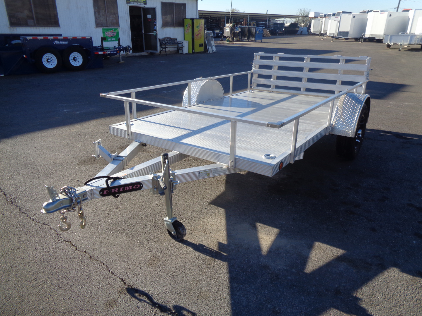 New 2023 Primo * UT6X10-STD * 10ft Aluminum Trailer w/ Bi-Fold Tailgate