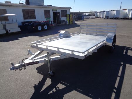 New 2023 Primo * UT82X12-LP * 12ft Aluminum ATV Trailer w/ Bi-Fold Tailgate