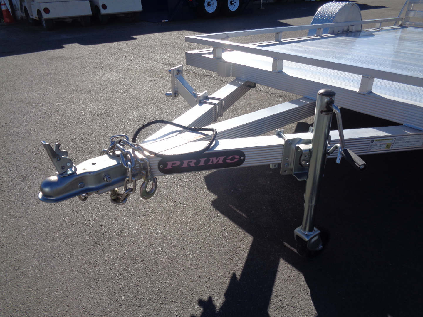New 2023 Primo * UT82X12-LP * 12ft Aluminum ATV Trailer w/ Bi-Fold Tailgate