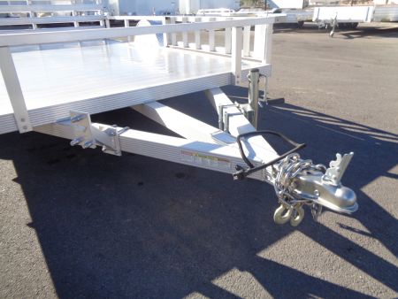 New 2023 Primo * ATV82X12 * 12ft Aluminum ATV Trailer w/ Side Ramps & Bi-Fold Tailgate