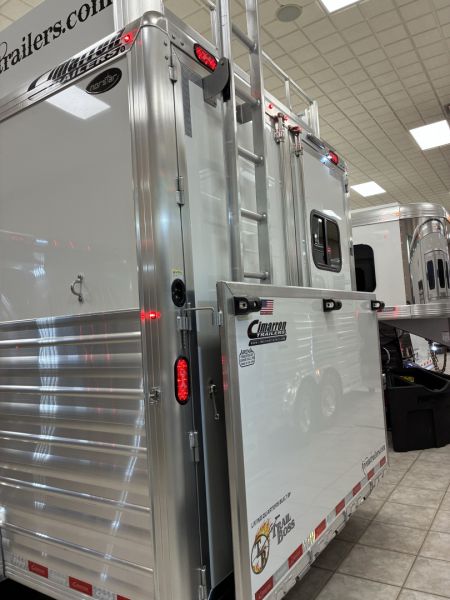 New 2026 Cimarron Trailers 3 Horse 10' 8" Trail Boss Conversions Living Quarters Horse Trailer