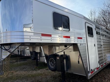 New 2026 Exiss Trailers STC Gooseneck 6824 Stock / Stock Combo Trailer