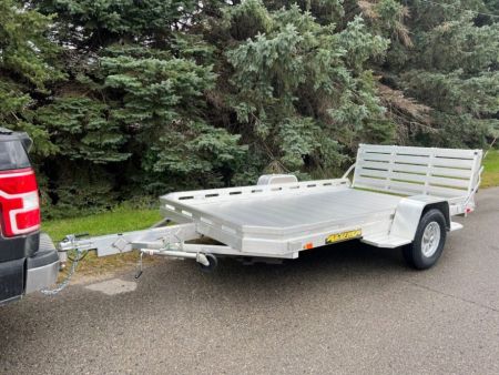 New 2027 Aluma 7712H-S-BT Utility Trailer / ALL ALUMINUM / 77" WIDE X 144" LONG