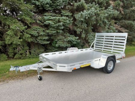 New 2027 Aluma 7712H-S-BT Utility Trailer / ALL ALUMINUM / 77" WIDE X 144" LONG
