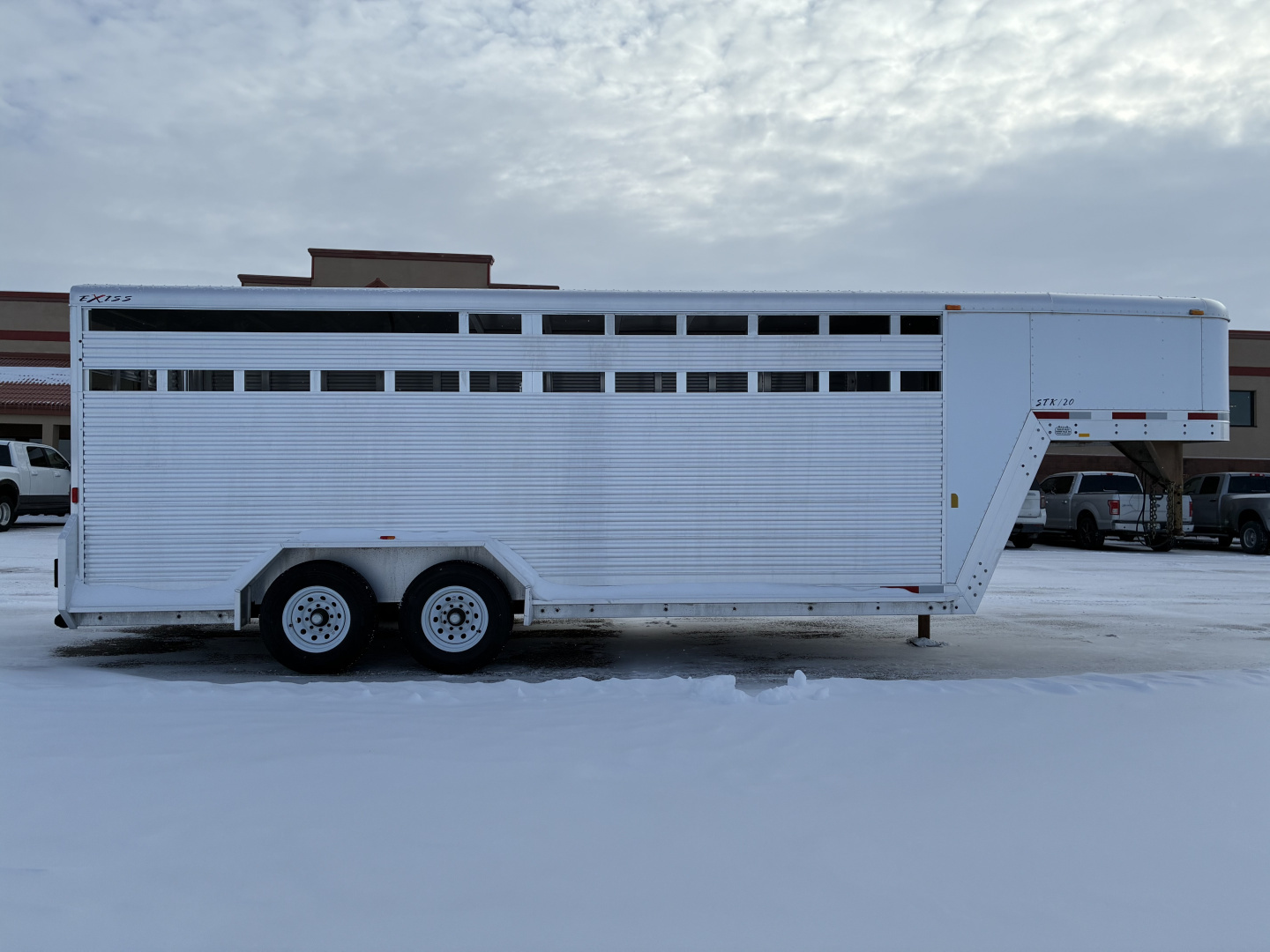 Used 2006 Exiss Trailers 20' Stock Trailer Stock / Stock Combo Trailer
