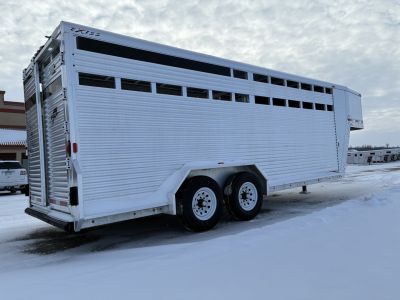 Used 2006 Exiss Trailers 20' Stock Trailer Stock / Stock Combo Trailer