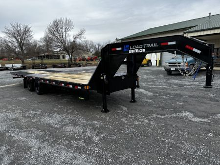 New 2026 Load Trail 30' Tandem Low-Pro Gooseneck w/Hyd. Dove Equipment Trailer