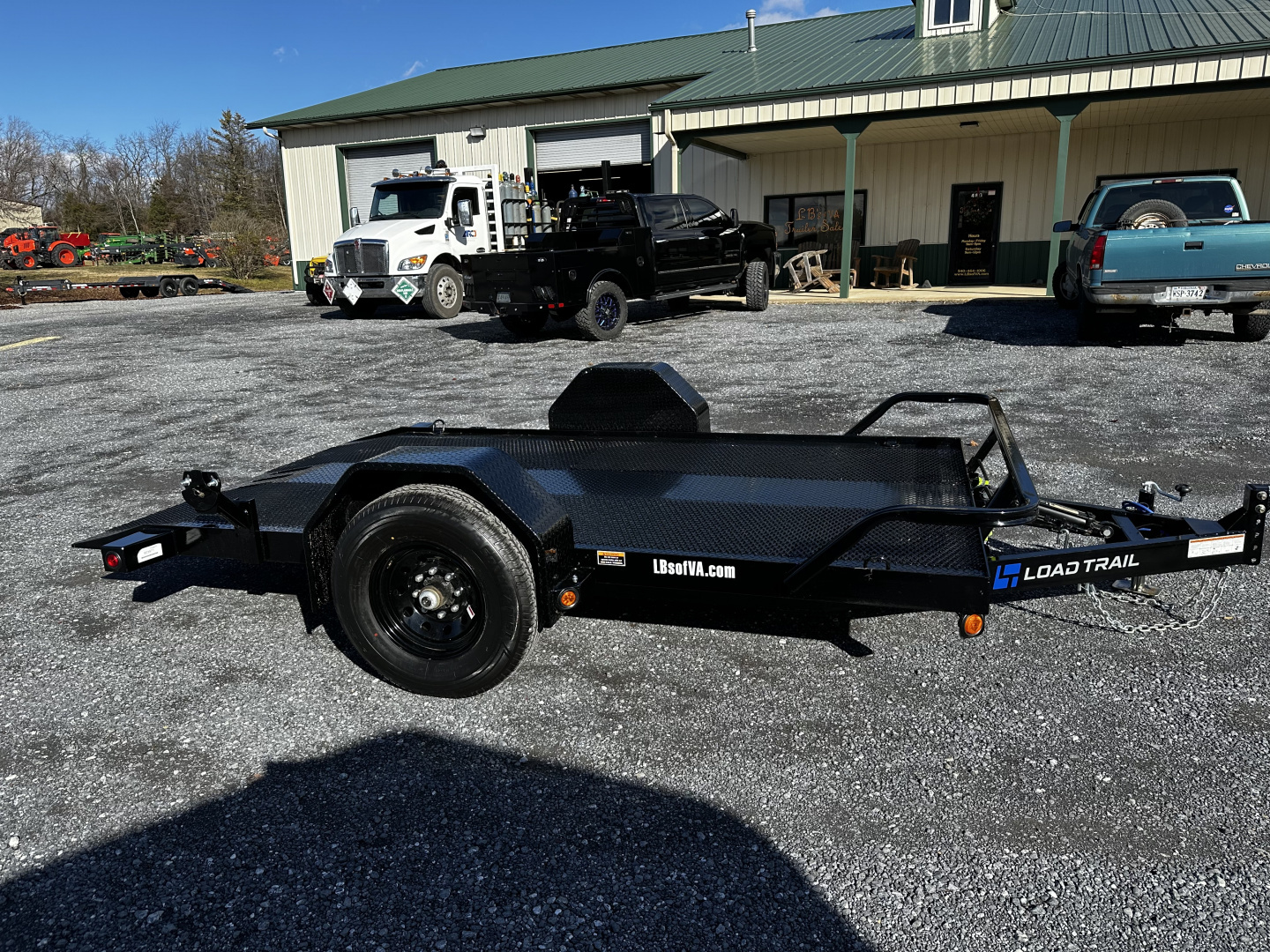 New 2026 Load Trail 12' Single Axle Scissor Hauler Equipment Trailer