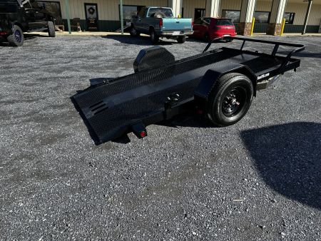 New 2026 Load Trail 12' Single Axle Scissor Hauler Equipment Trailer
