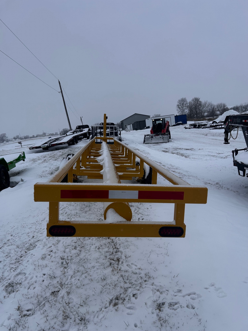 New 2026 HAY BUS 37' 7 ROUND BALE INLINE HAULER Equipment Trailer