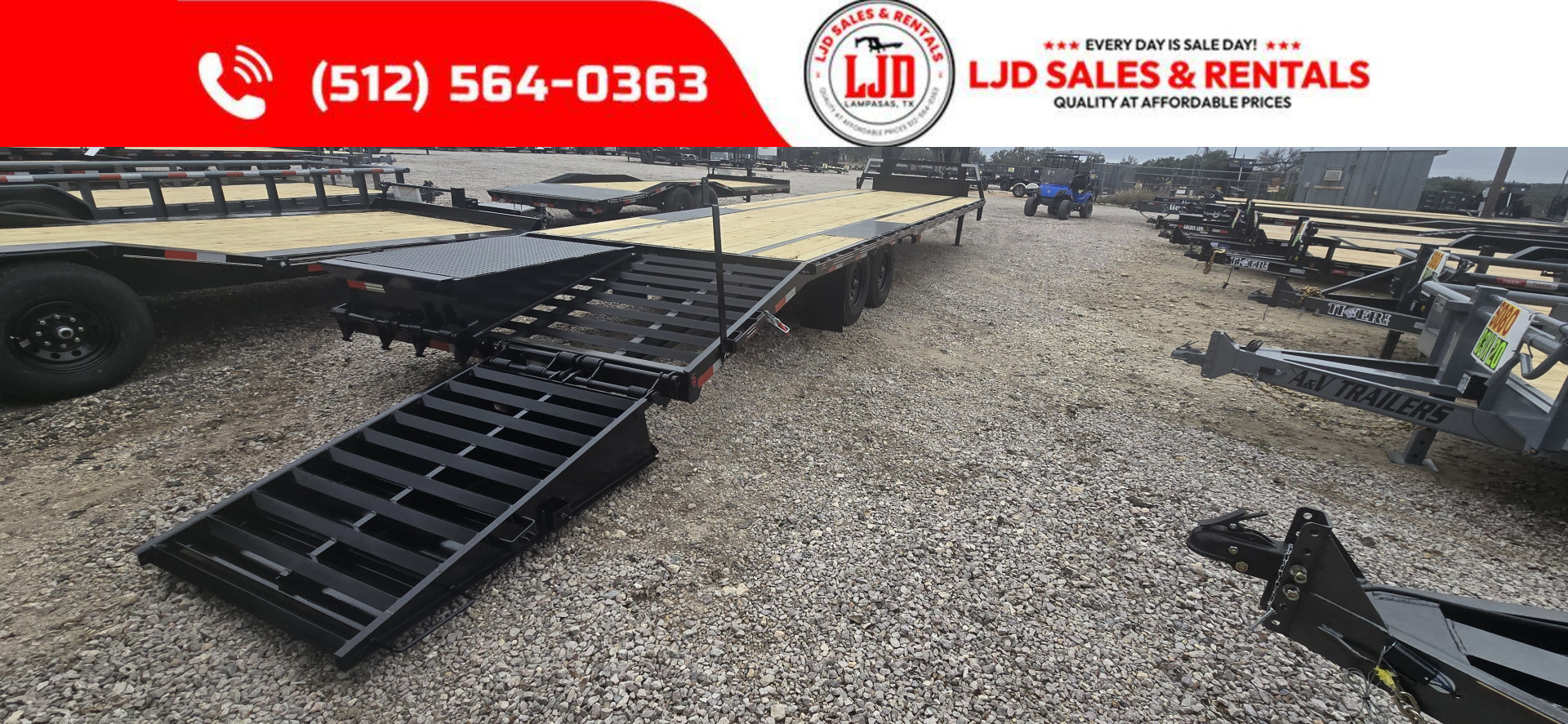 New 2026 Coffee Creek - Gooseneck Flatbed Trailer 33' - 17900 GVWR