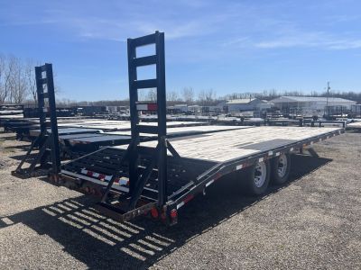 Used 2015 PJ Trailers 102 IN X 24 FT DECK OVER EQUIPMENT TRAILER WITH RAMPS