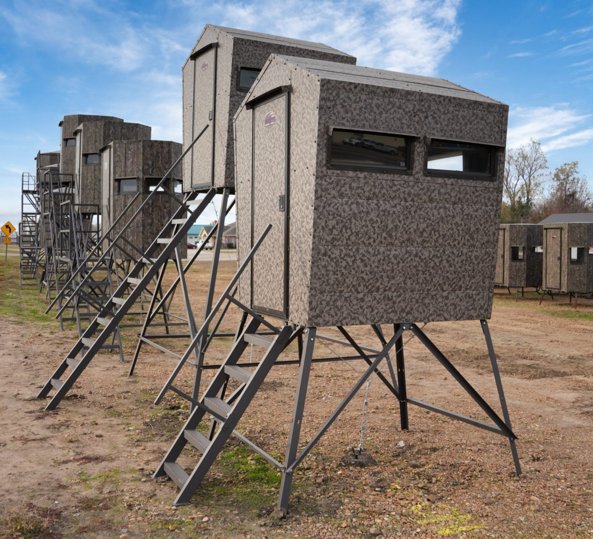 New 2025 MB Ranch King Blinds MB RANCH KING LITTLE BUCK GROUND BLIND WITH 8 FT LADDER WITH HANDRAIL Other