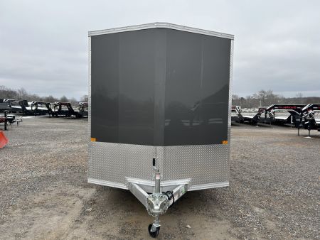 New 2026 ALCOM 7'x14' Aluminum Enclosed Trailer