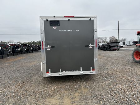 New 2026 ALCOM 7'x14' Aluminum Enclosed Trailer