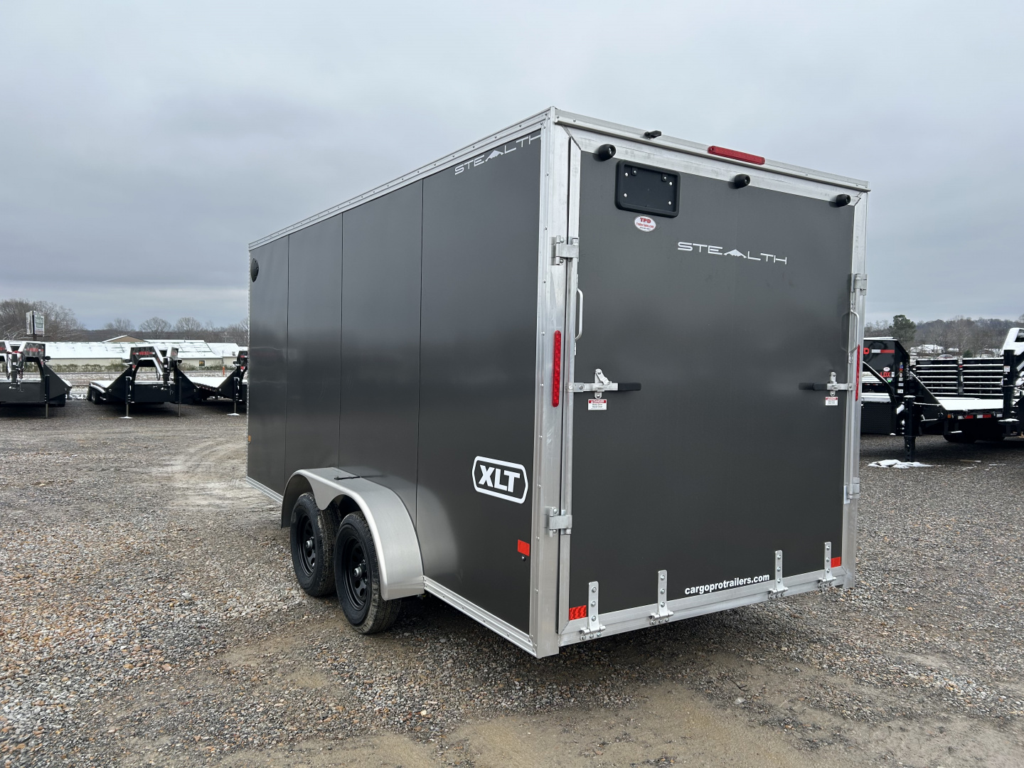 New 2026 ALCOM 7'x16' Aluminum Enclosed Trailer