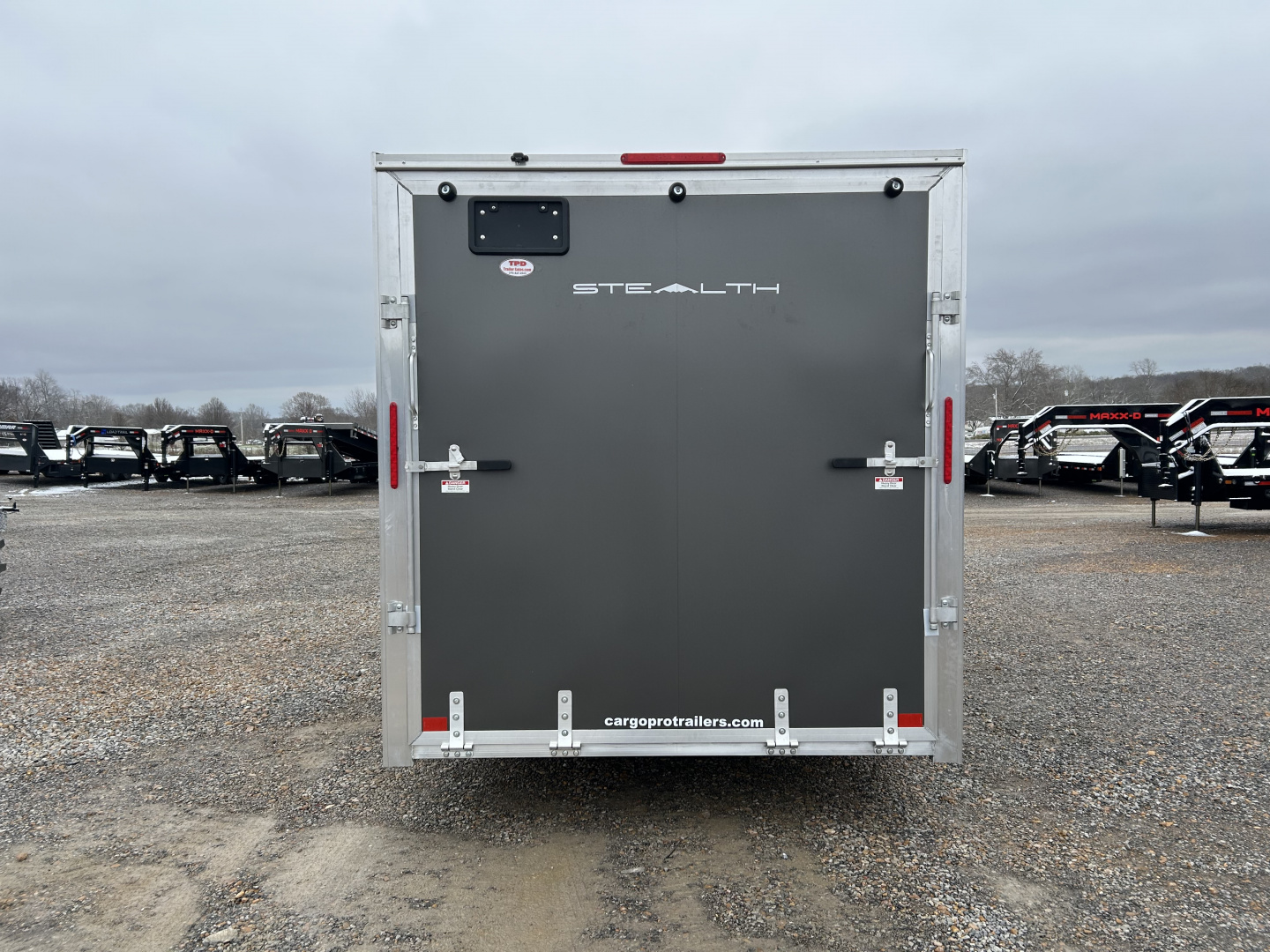 New 2026 ALCOM 7'x16' Aluminum Enclosed Trailer