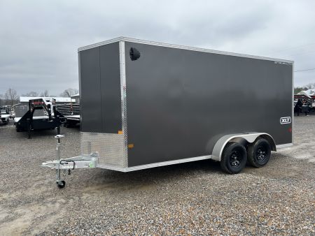 New 2026 ALCOM 7'x16' Aluminum Enclosed Trailer