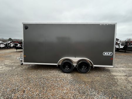 New 2026 ALCOM 7'x16' Aluminum Enclosed Trailer