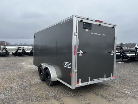 New 2026 ALCOM 7'x16' Aluminum Enclosed Trailer