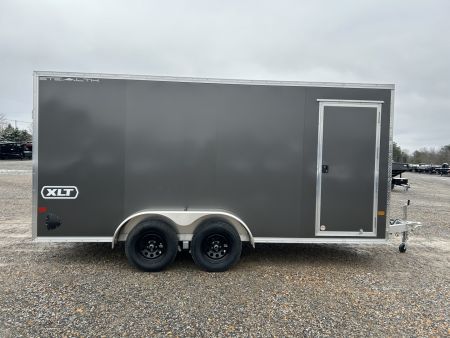 New 2026 ALCOM 7'x16' Aluminum Enclosed Trailer