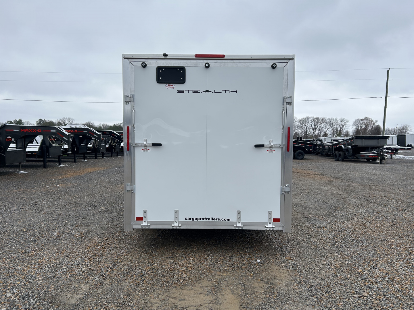 New 2026 ALCOM 7'x16' Aluminum Enclosed Trailer