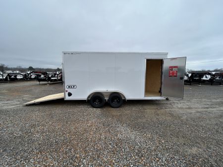 New 2026 ALCOM 7'x16' Aluminum Enclosed Trailer