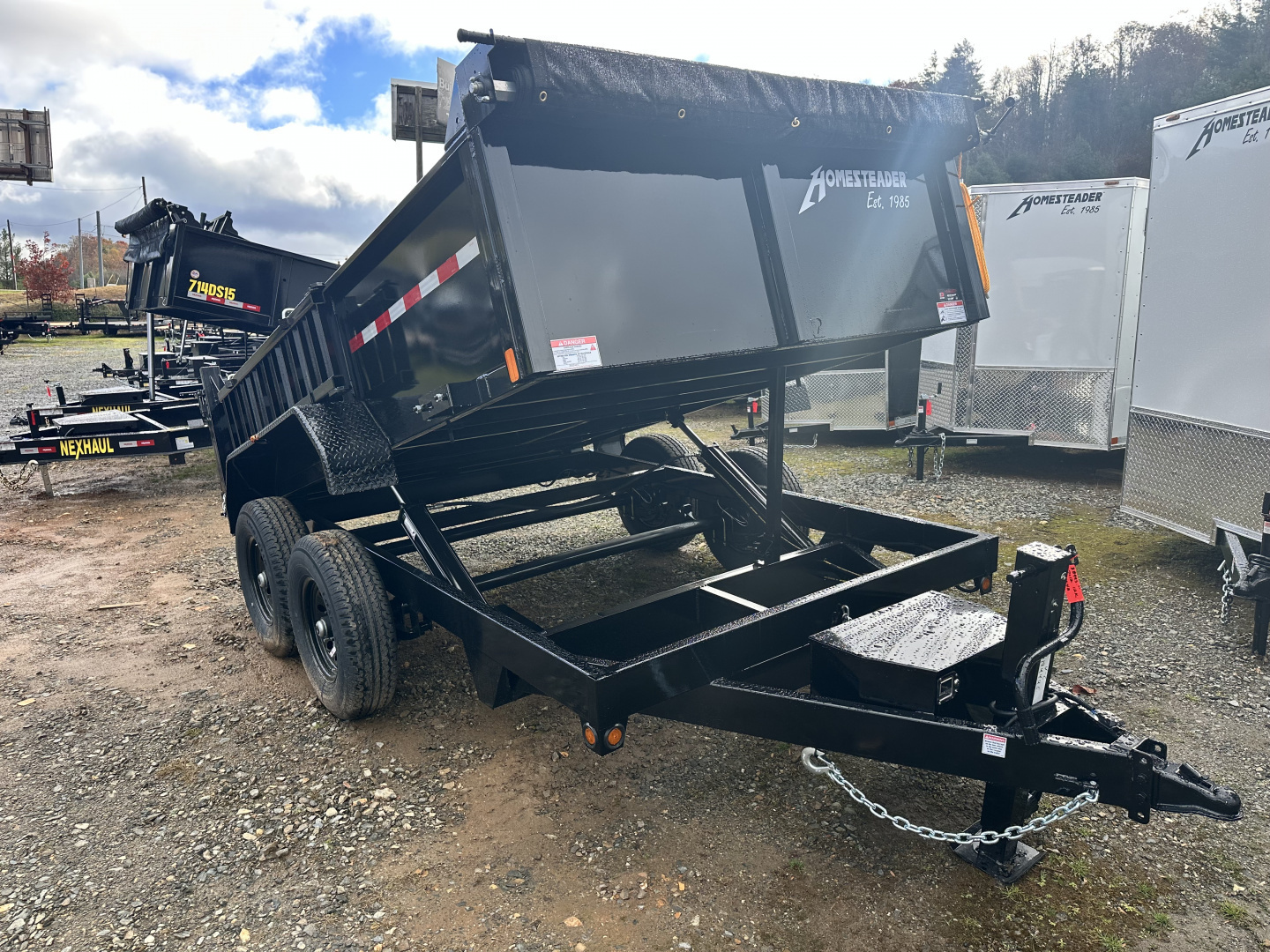 New 2026 Homesteader Trailer 712HX Dump Trailer