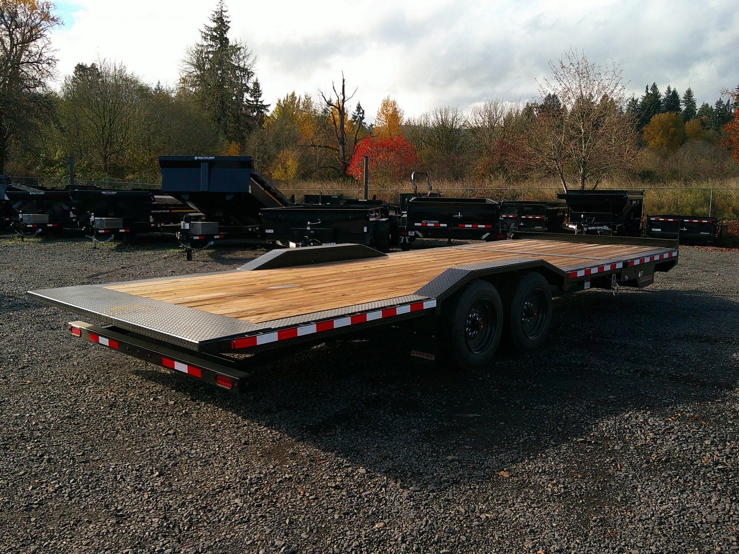 New 2026 Midsota 8.5x24 (18+6) 17.6K Tilt Equipment Trailer