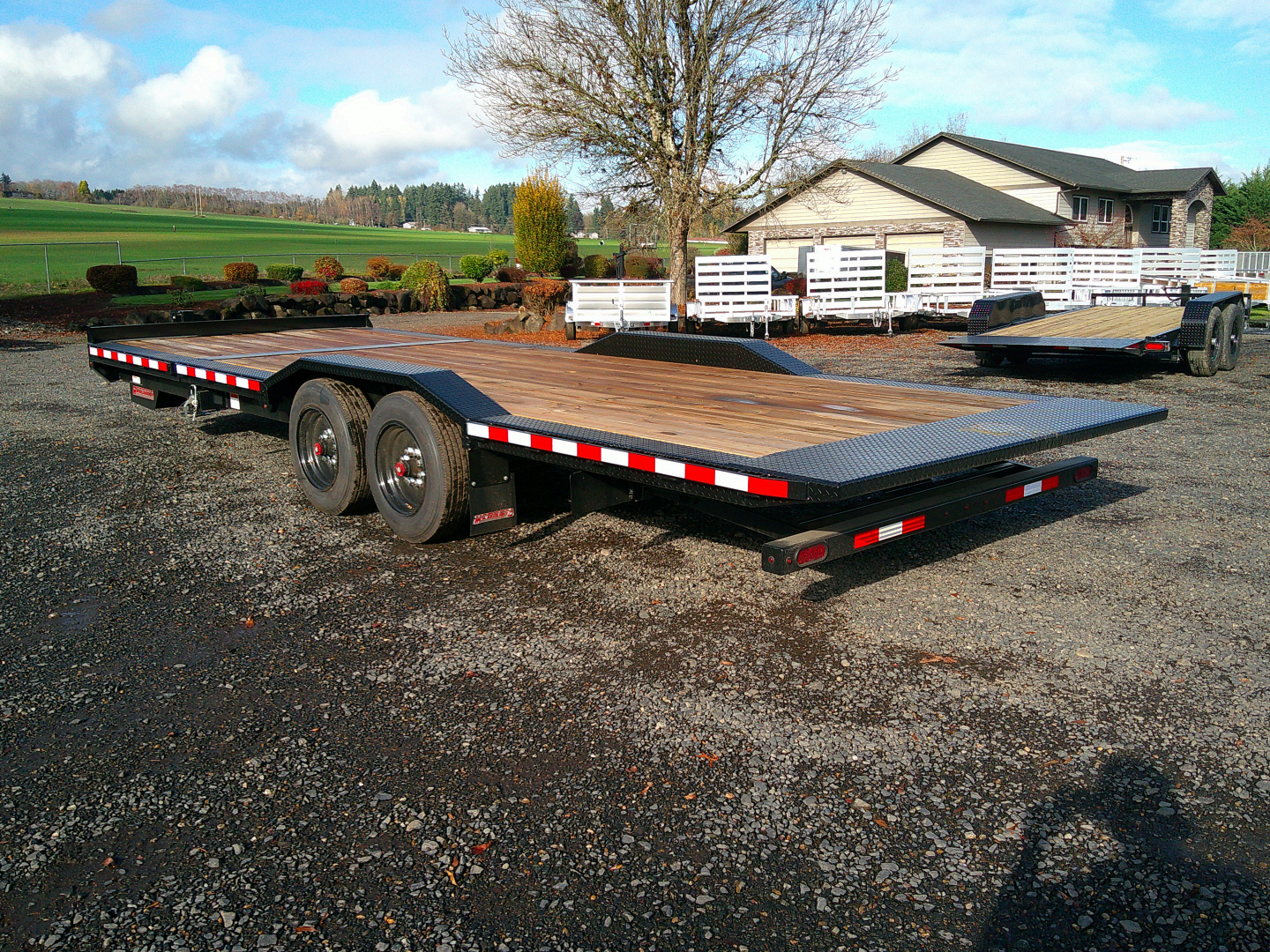 New 2026 Midsota 8.5x24 (18+6) 17.6K Tilt Equipment Trailer