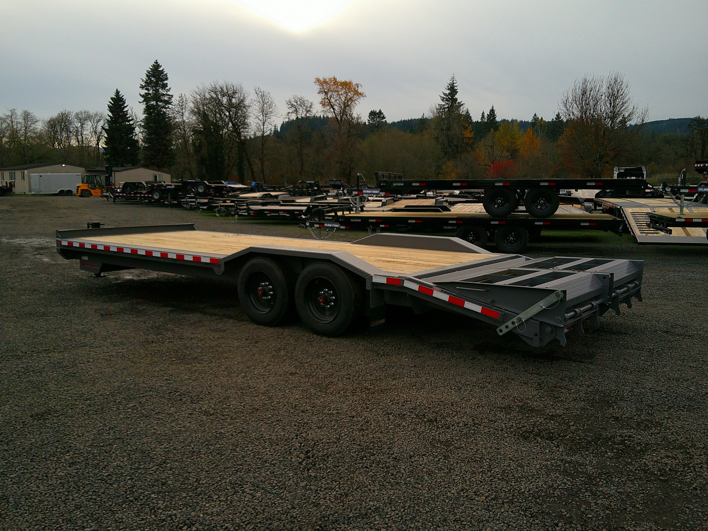 New 2025 Midsota 8.5x24 (18+6) Tilt Equipment Trailer