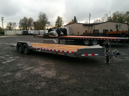 New 2025 Midsota 7x24 ( 16+8) Split Tilt Equipment Trailer